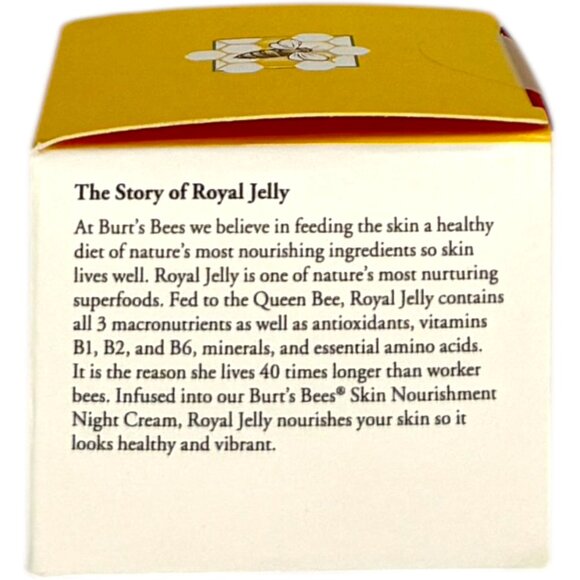 Burt’s Bees Skin Nourishment Night Cream with Royal Jelly 1.8 oz Hydrating Cream - Picture 2 of 7